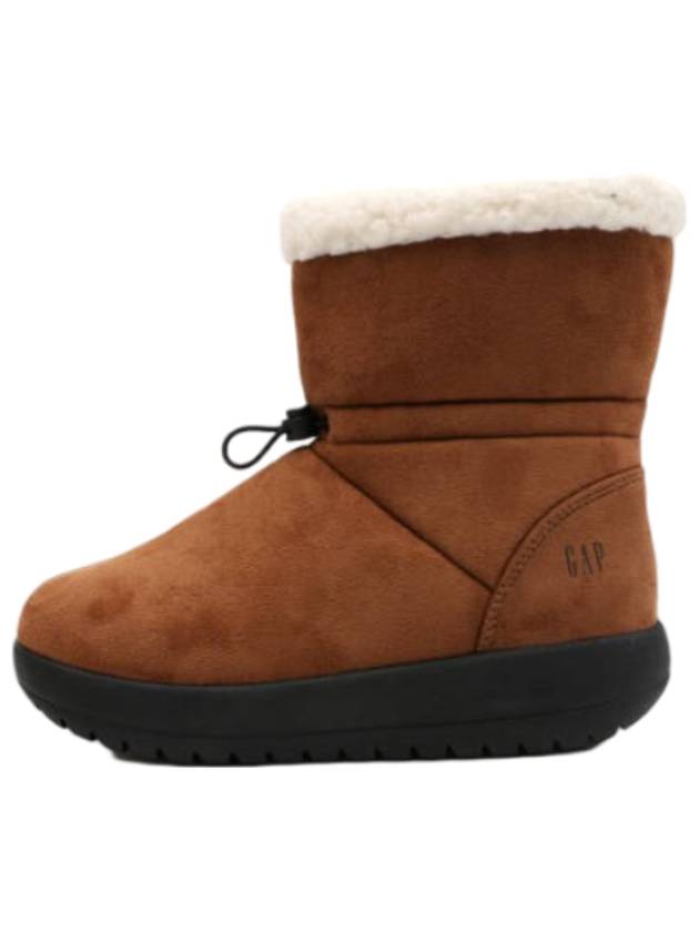 Bonnie Suede Winter Boots Brown - GAP - BALAAN 1