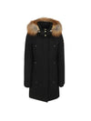 Women's Grand Metis Fur Down Parka Black - MOOSE KNUCKLES - BALAAN 1