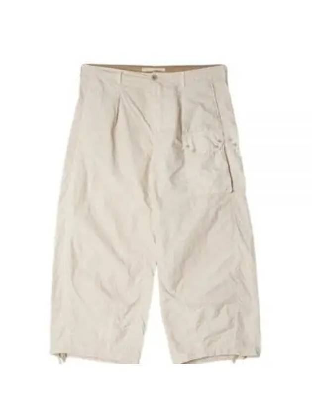 Snap Pocket Cargo Straight Pants White - TEN C - BALAAN 2