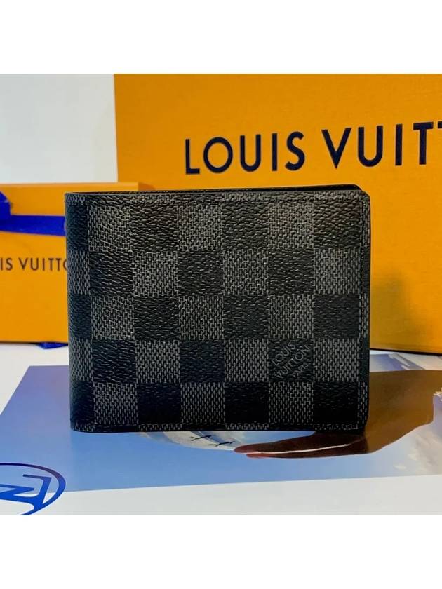 Damier Multiple Half Wallet Graphite - LOUIS VUITTON - BALAAN 2