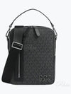 Hudson Monogram Print Cross Bag Black - MICHAEL KORS - BALAAN 2