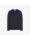 Wappen Patch Crew Neck Sweatshirt Navy - STONE ISLAND - BALAAN 3