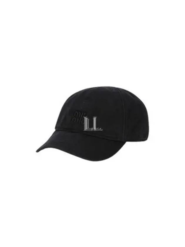 Embroidered Logo Ball Cap Nero - MIU MIU - BALAAN 2