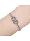 V Logo Bracelet Silver - VALENTINO - BALAAN 2