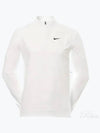 Golf Dri-Fit ADV Tour Half Zip Long Sleeve T-Shirt White - NIKE - BALAAN 2