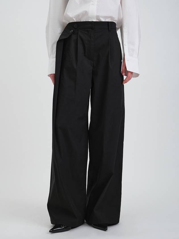 Side flap cotton wide pants - MAGJAY - BALAAN 4