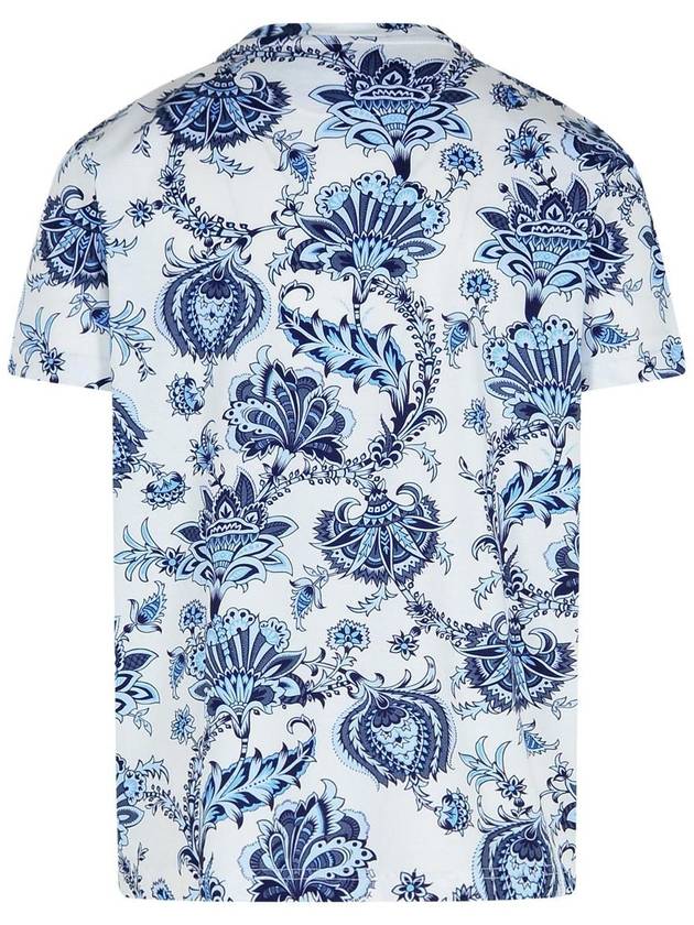 Etro White Cotton T-Shirt - ETRO - BALAAN 3