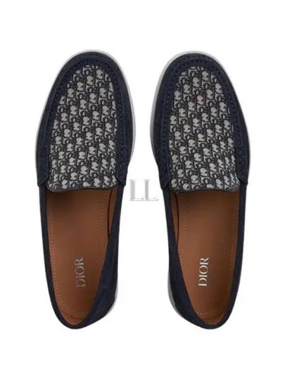 Granville Suede Loafers Blue Beige - DIOR - BALAAN 2