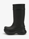 Women's Crocs Rubber Long Boots Black - BALENCIAGA - BALAAN 2