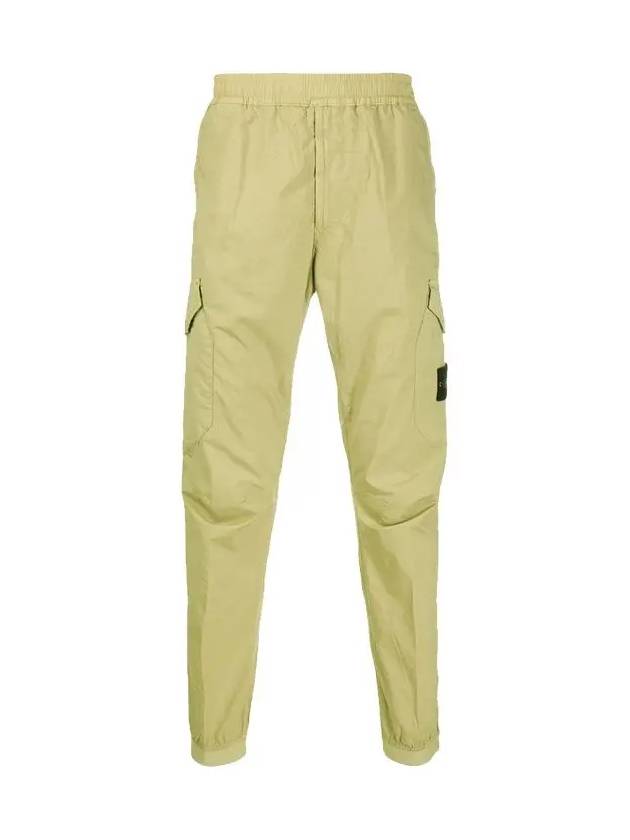 Men's Wappen Cargo Jogger Pants Beige - STONE ISLAND - BALAAN 3