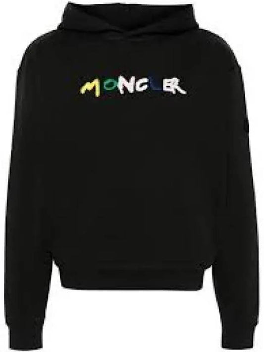 24 8G00020 899V4 998 Logo embroidery hoodie 1240078 - MONCLER - BALAAN 1