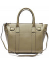 Bayswater Small Zipper Tote Bag Green - MULBERRY - BALAAN.