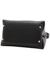 Logo Charm Leather Micro Tote Bag Black - TOD'S - BALAAN 5