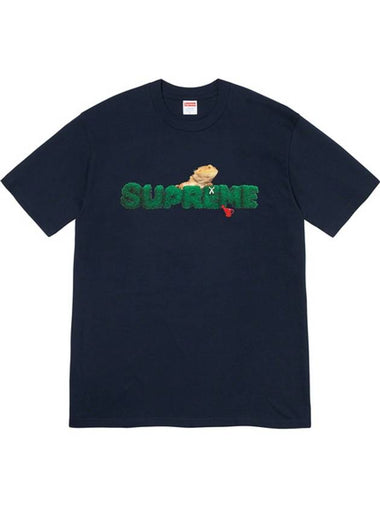 Lizard T shirt Navy Supreme Tee - SUPREME - BALAAN 1