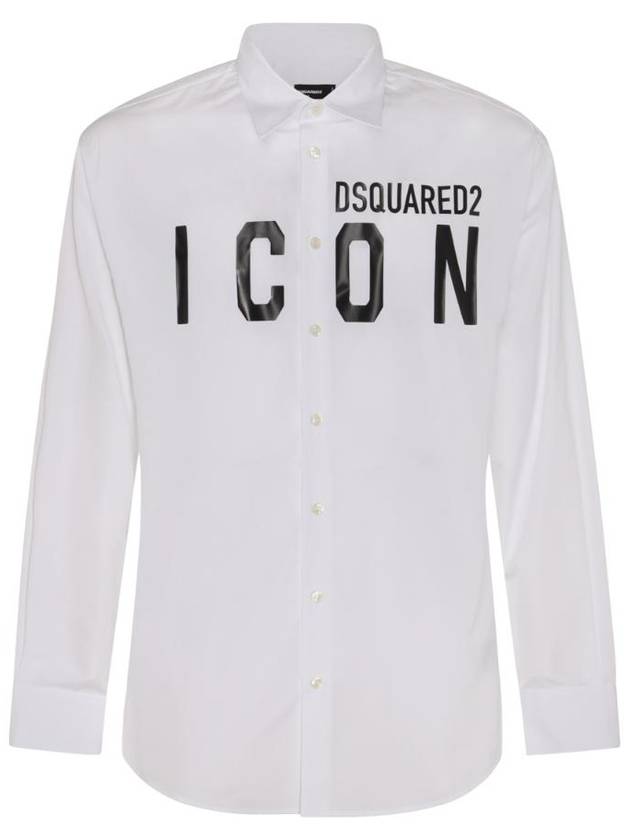 WHITE COTTON SHIRT S79DL0026S36275100 - DSQUARED2 - BALAAN 1