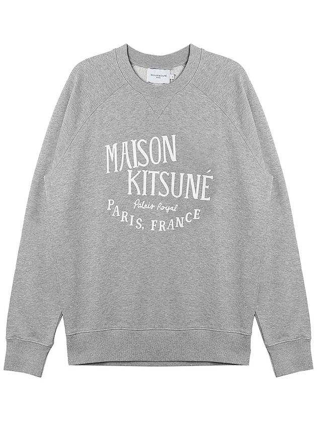 Palais Royal Classic Cotton Sweatshirt Grey Melange - MAISON KITSUNE - BALAAN 7