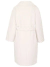 22FW Robo Belted Wool Coat Pink Ivory 50160329 064 - MAX MARA - BALAAN 3