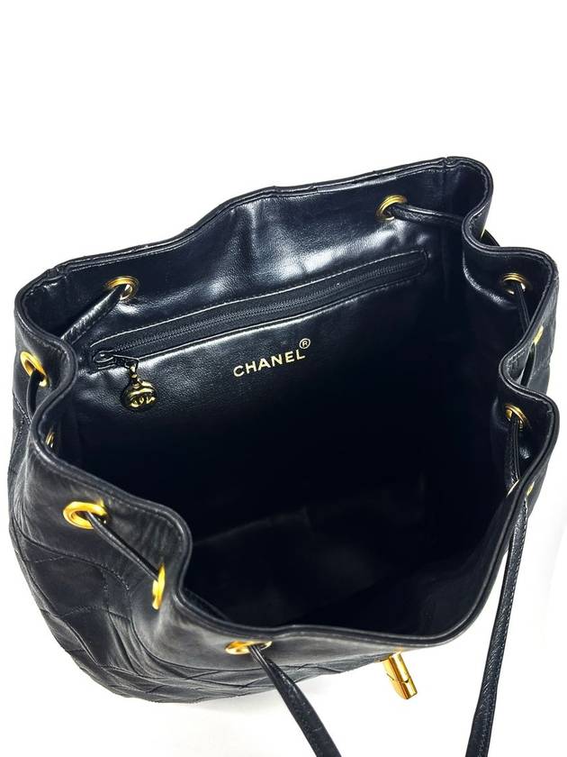 Lambskin backpack black - CHANEL - BALAAN 8