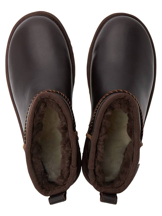 Classic Ultra Mini Leather Middle Boots Ironwood - UGG - BALAAN 3