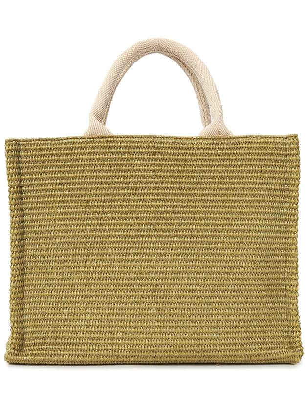 Small Raffia East West Tote Bag Beige - MARNI - BALAAN 5