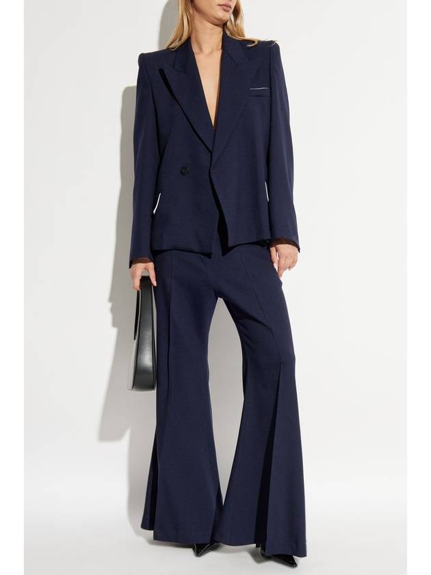 Victoria Beckham Double-breasted Blazer, Women's, Navy Blue - VICTORIA BECKHAM - BALAAN 2