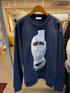 Mask Sweatshirt Navy NCS20234 - IH NOM UH NIT - BALAAN 6