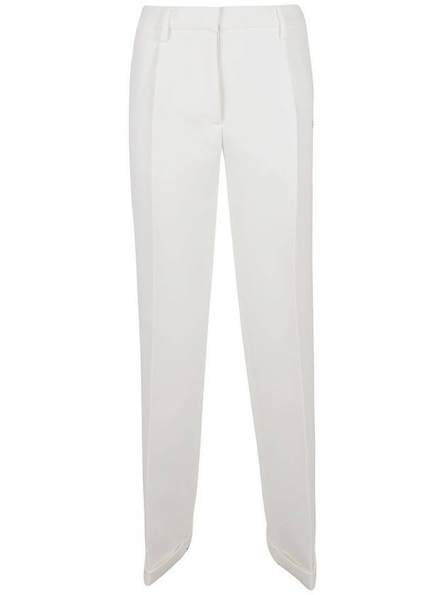 contrast trim tailored track pants - OFF WHITE - BALAAN 1