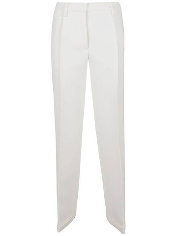 contrast trim tailored track pants - OFF WHITE - BALAAN 1