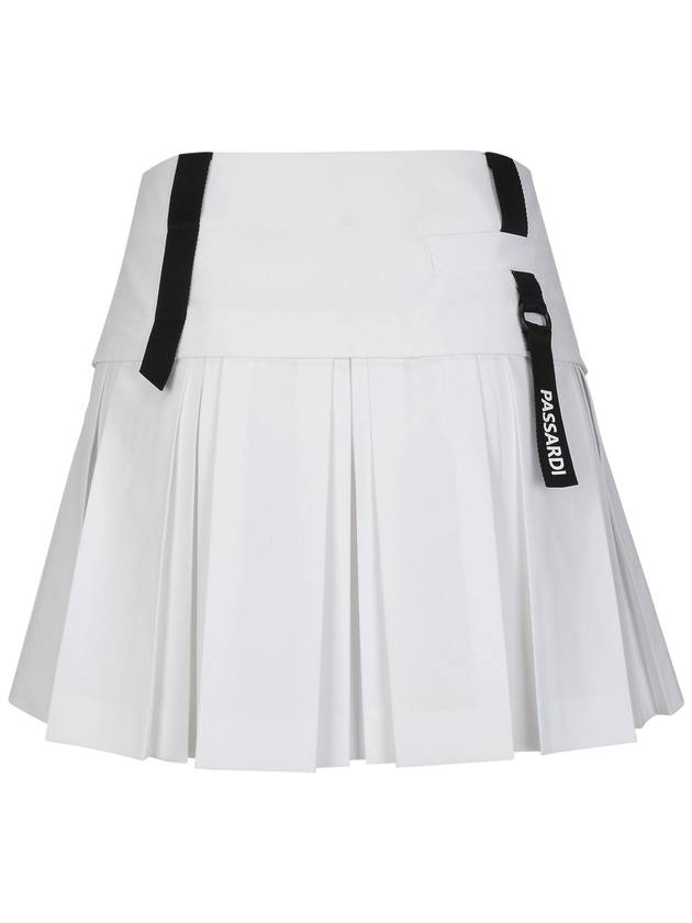 TAPE POINT inter-pleated skirt WH - PASSARDI - BALAAN 3