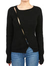 Le Mile Pau Knit Top Black - JACQUEMUS - BALAAN.