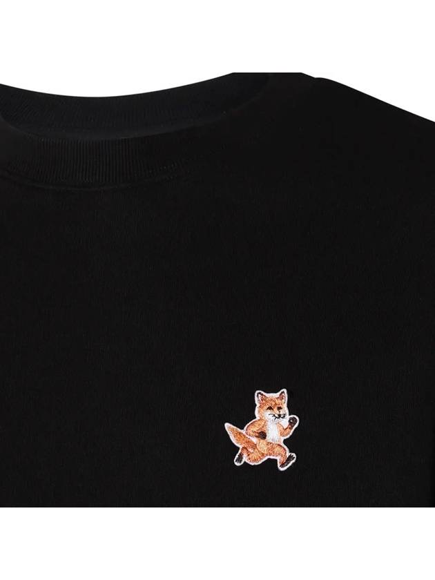 Fox Cotton Sweatshirt Black - MAISON KITSUNE - BALAAN 4