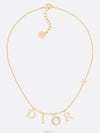 Revolution White Crystal Necklace Gold - DIOR - BALAAN 2