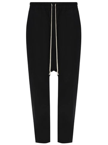 Men's Cotton Baggy Pants Black - RICK OWENS - BALAAN.