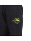 Logo Patch Knit Top Navy - STONE ISLAND - BALAAN 9