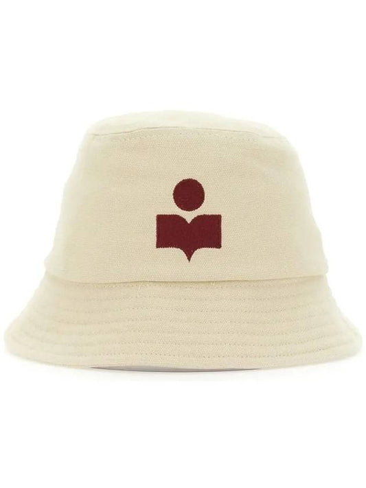 Haley Embroidered Logo Bucket Hat Ecru - ISABEL MARANT - BALAAN 2