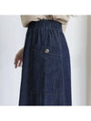 Magia Banded Denim Long Skirt - MONO AT.D - BALAAN 3