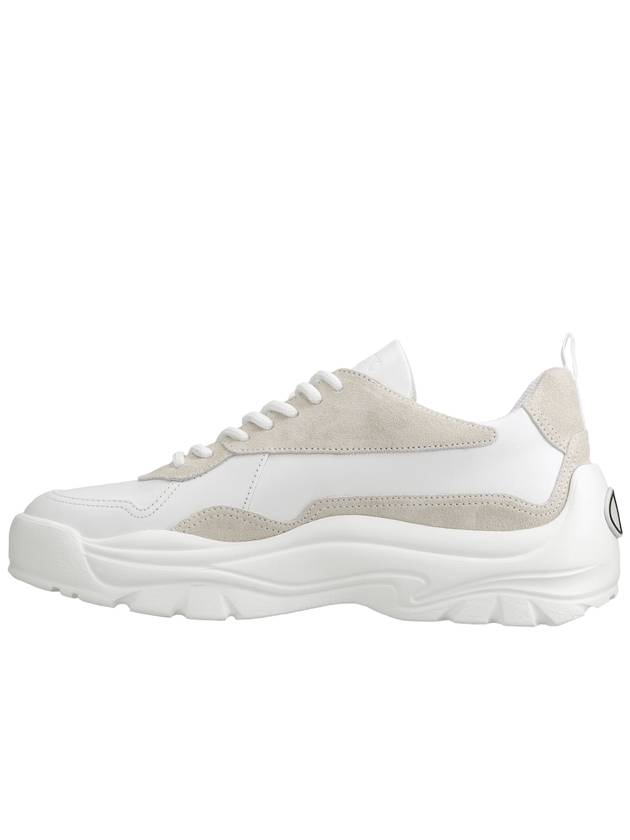 Gumboy Calfskin Low Top Sneakers White - VALENTINO - BALAAN 3