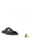 Men's Peel Jacquard Fabric Sandals Black - FENDI - BALAAN 2