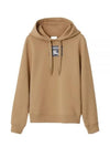 Women's Prosum Label Cotton Hoodie Camel - BURBERRY - BALAAN 2