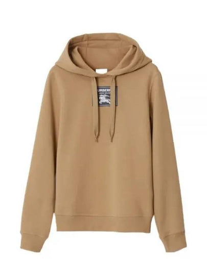 WoMen's Prosum Label Cotton Hoodie Camel - BURBERRY - BALAAN 2