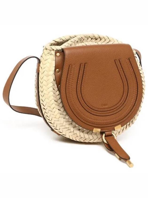 Marcie Raffia Leather Cross Bag Tan - CHLOE - BALAAN 2