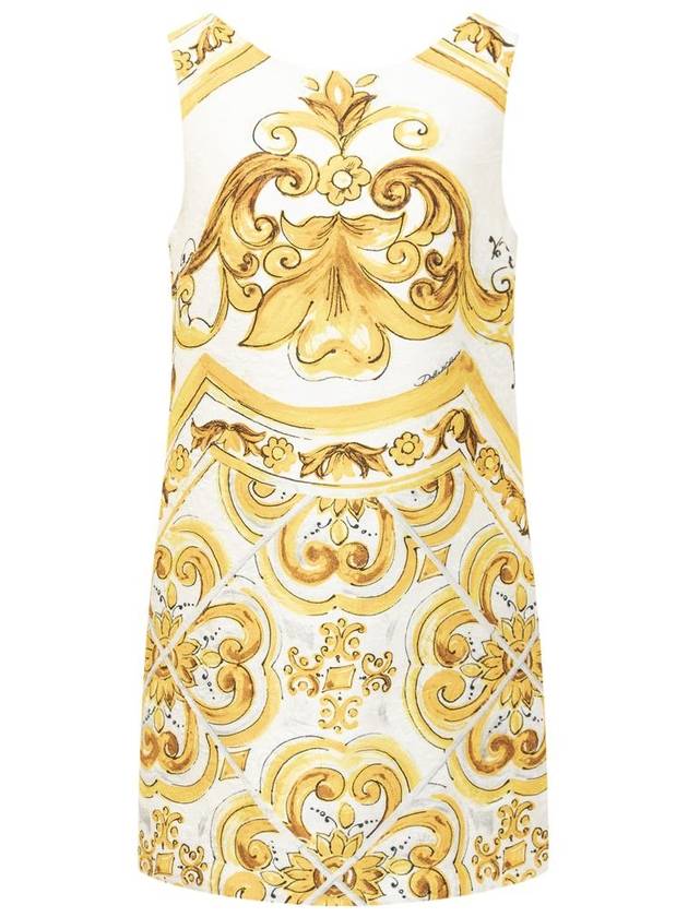 Dolce & Gabbana Majolica Brocade Dress - DOLCE&GABBANA - BALAAN 1