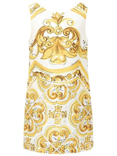 Dolce & Gabbana Majolica Brocade Dress - DOLCE&GABBANA - BALAAN 1