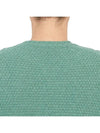 Crew Neck Lambswool Knit Top Green - DRUMOHR - BALAAN 8