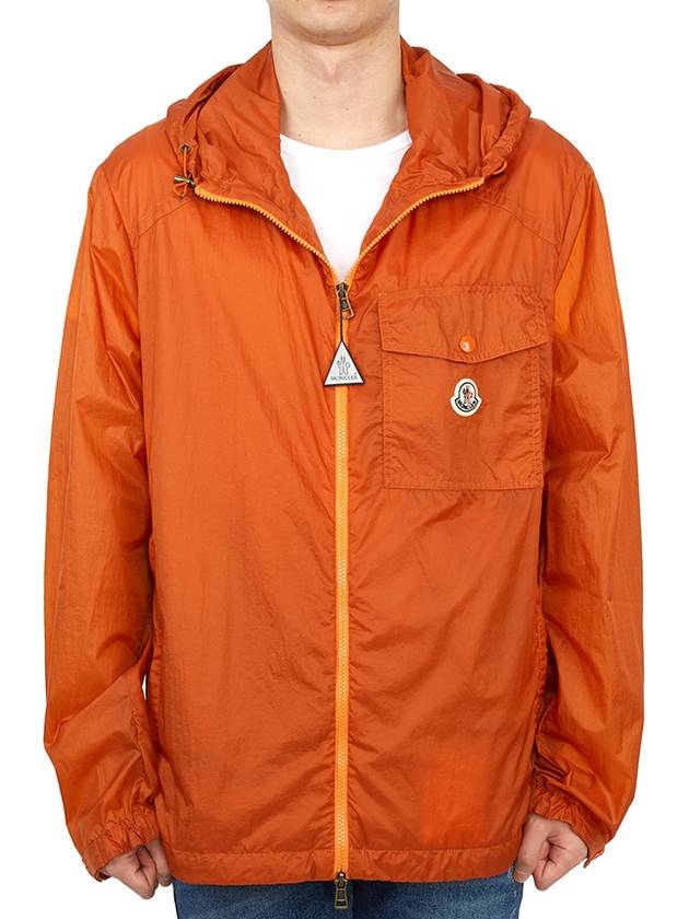 Men's Samakar Zip Up Hoodie Orange - MONCLER - BALAAN 3