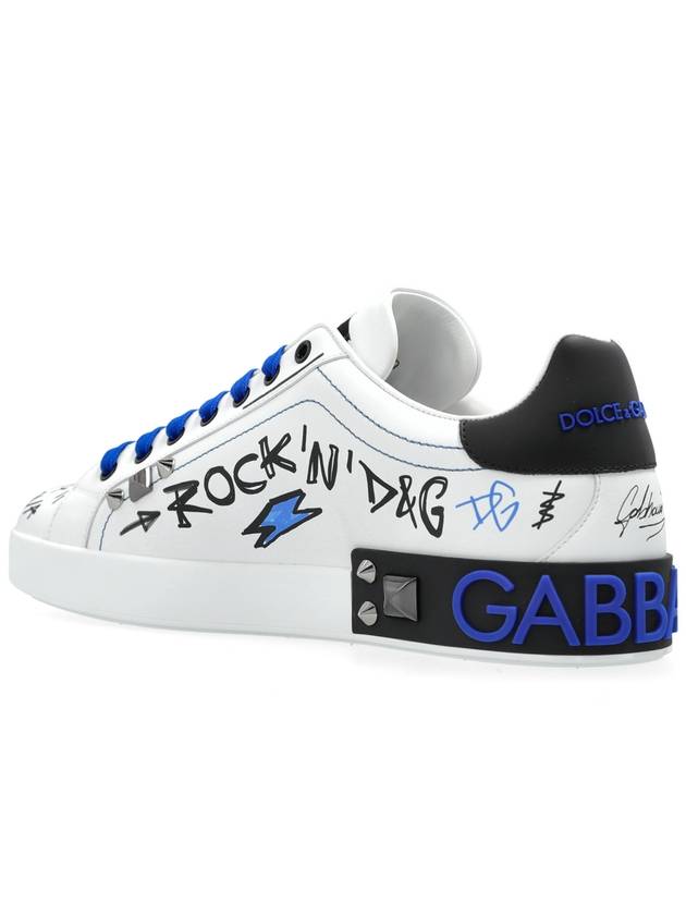 Dolce & Gabbana Sneakers Portofino, Men's, White - DOLCE&GABBANA - BALAAN 5