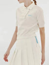 Racela Collar TShirt White VDTS06323 K0001 IVL - DUVETICA - BALAAN 4