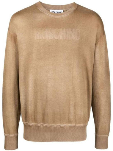 Long Sleeve T-Shirt J0926 7001 3084 Brown - MOSCHINO - BALAAN 1