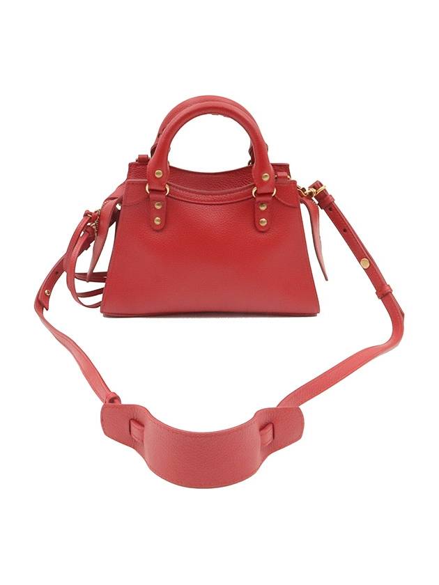 Red Calfskin Neo Classic Top Handle Mini City 2WAY 638524 - BALENCIAGA - BALAAN 3