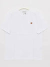 Fox Head Patch Classic Short Sleeve T-Shirt White - MAISON KITSUNE - BALAAN 2